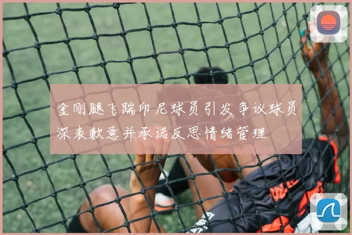 金刚腿飞踹印尼球员引发争议球员深表歉意并承诺反思情绪管理